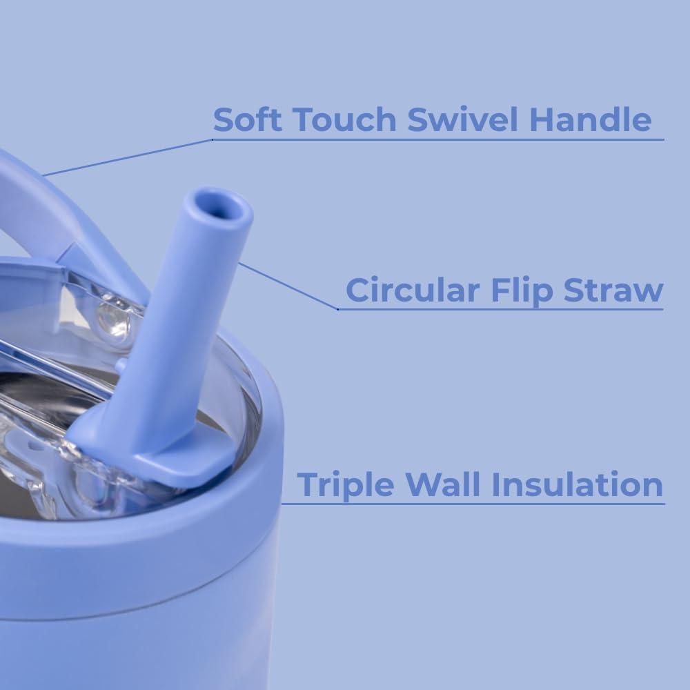 imageHydroJug Sport Stainless Steel Tumbler with Straw Vacuum Insulated 40oz Leakproof Water Bottle Ergonomic Design Reusable Dishwasher Safe Rubber Base Durable for Gym or Outdoors Alumni RedLight Blue