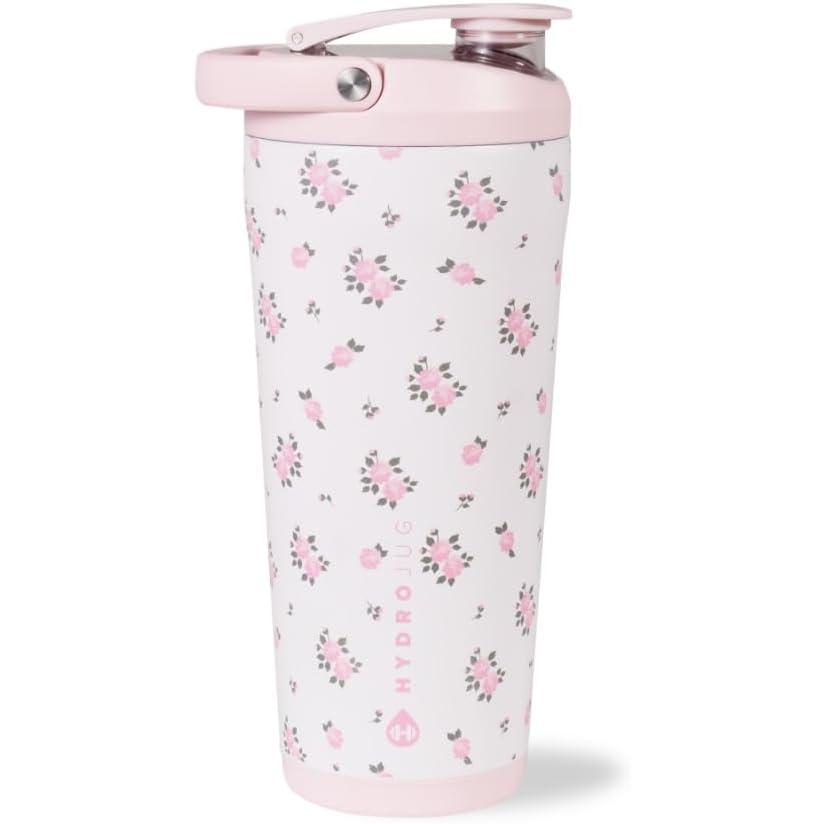 imageHydroJug 24 oz New Stainless Steel Shaker  Insulated Leakproof BPAFree with Silent Mixing Grate  No Clumps No Noise  Premium Shaker for Fitness Sports ampamp Everyday Use RodeoWildrose