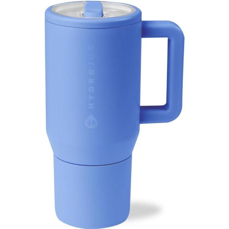 imageHydroJug Kids 20 oz Insulated Kids Water Bottle with Flip Straw ampamp Handle LeakProof ampamp Durable Perfect for School Sports Lunch Travel ampamp Camp Alumni RedLight Blue