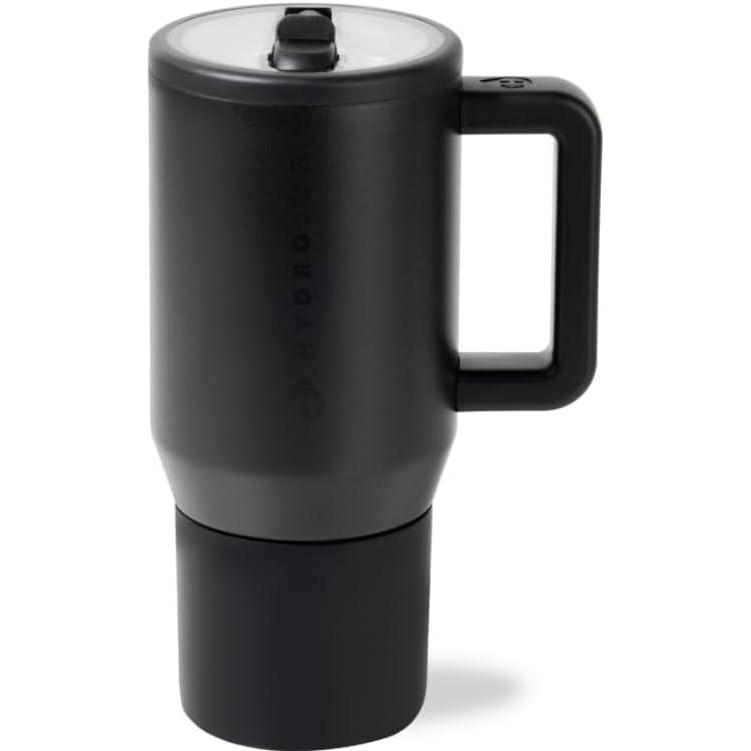 imageHydroJug Kids 20 oz Insulated Kids Water Bottle with Flip Straw ampamp Handle LeakProof ampamp Durable Perfect for School Sports Lunch Travel ampamp Camp Alumni RedBlack