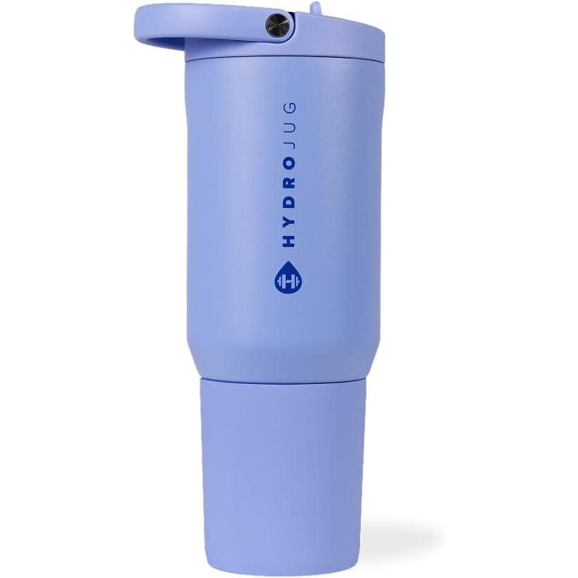 imageHydroJug Sport Stainless Steel Tumbler with Straw Vacuum Insulated 40oz Leakproof Water Bottle Ergonomic Design Reusable Dishwasher Safe Rubber Base Durable for Gym or Outdoors Alumni RedPeri