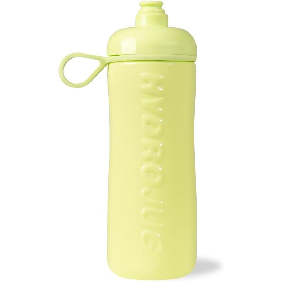 imageHydroJug Squeeze  27oz Water Bottles Sports Water Bottle with Push Cap Quick ampamp Easy Hydration Gym Water Bottles Easy Squeeze Bottle BubblegumHoneydew