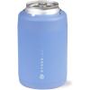 HydroJug Slim Can Cooler – 2-in-1 Insulated Can Cooler Cup – Stainless Steel Slim Can Holder with Non-Slip Rubber Base – Screw-Top Lid – Dishwasher Safe – 12oz, Camo(Light Blue)
