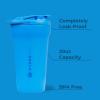 Hydrojug 20 oz Noiseless Shaker Bottle – 100% Leakproof Shaker Cup for Protein Mixes, Pre-Workout & Supplement Shakes – Durable, Easy Clean Design, Cobalt(Cobalt)