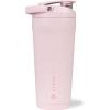 HydroJug 24 oz New Stainless Steel Shaker – Insulated, Leakproof, BPA-Free with Silent Mixing Grate – No Clumps, No Noise – Premium Shaker for Fitness, Sports & Everyday Use, Rodeo(Pink Sand)