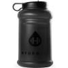 HydroJug Half Gallon Water Bottle 73oz – Refillable, Reusable Jug With Carry Handle – Leakproof Guarantee – Great For On-The-Go Hydration – Dishwasher Safe, BPA Free, White (Pro Jug V2)(Black)