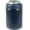HydroJug Slim Can Cooler – 2-in-1 Insulated Can Cooler Cup – Stainless Steel Slim Can Holder with Non-Slip Rubber Base – Screw-Top Lid – Dishwasher Safe – 12oz, Camo(Midnight)