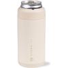 HydroJug Slim Can Cooler – 2-in-1 Insulated Can Cooler Cup – Stainless Steel Slim Can Holder with Non-Slip Rubber Base – Screw-Top Lid – Dishwasher Safe – 12oz, Camo(Cream)