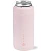 HydroJug Slim Can Cooler – 2-in-1 Insulated Can Cooler Cup – Stainless Steel Slim Can Holder with Non-Slip Rubber Base – Screw-Top Lid – Dishwasher Safe – 12oz, Camo(Pink Sand)