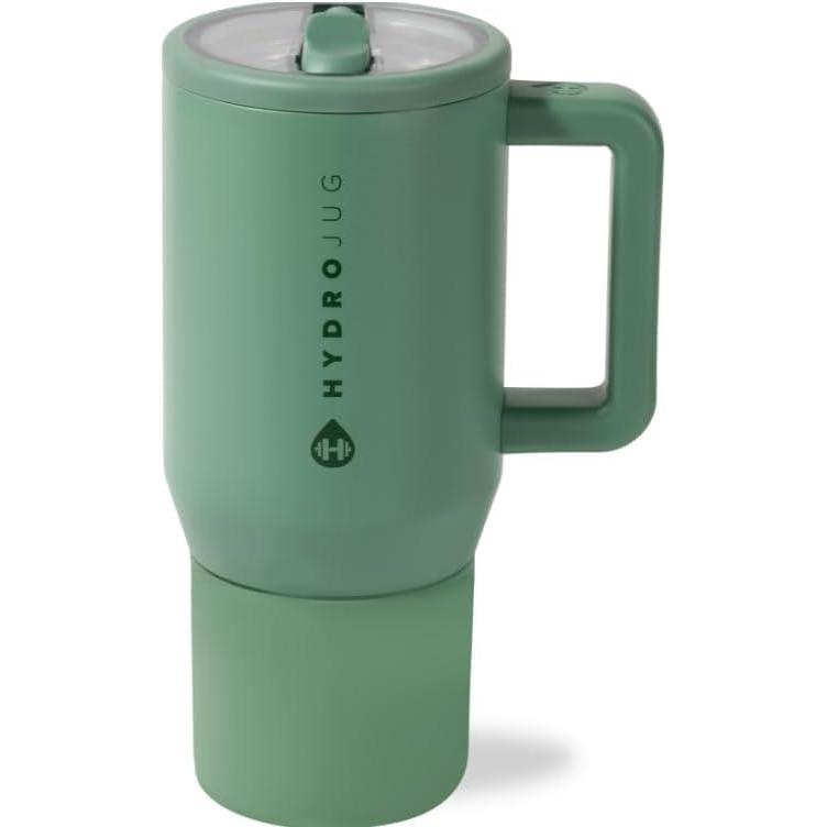 imageHydroJug Kids  20 oz Insulated Kids Water Bottle with Flip Straw ampamp Handle  LeakProof ampamp Durable  Perfect for School Sports Lunch Travel ampamp Camp Pink SandSage