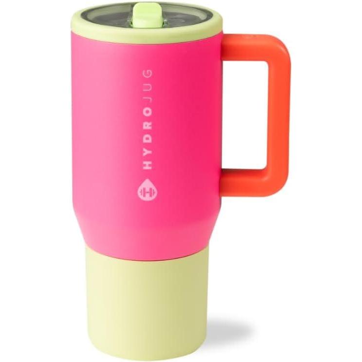 imageHydroJug Kids  20 oz Insulated Kids Water Bottle with Flip Straw ampamp Handle  LeakProof ampamp Durable  Perfect for School Sports Lunch Travel ampamp Camp Pink SandOrchid