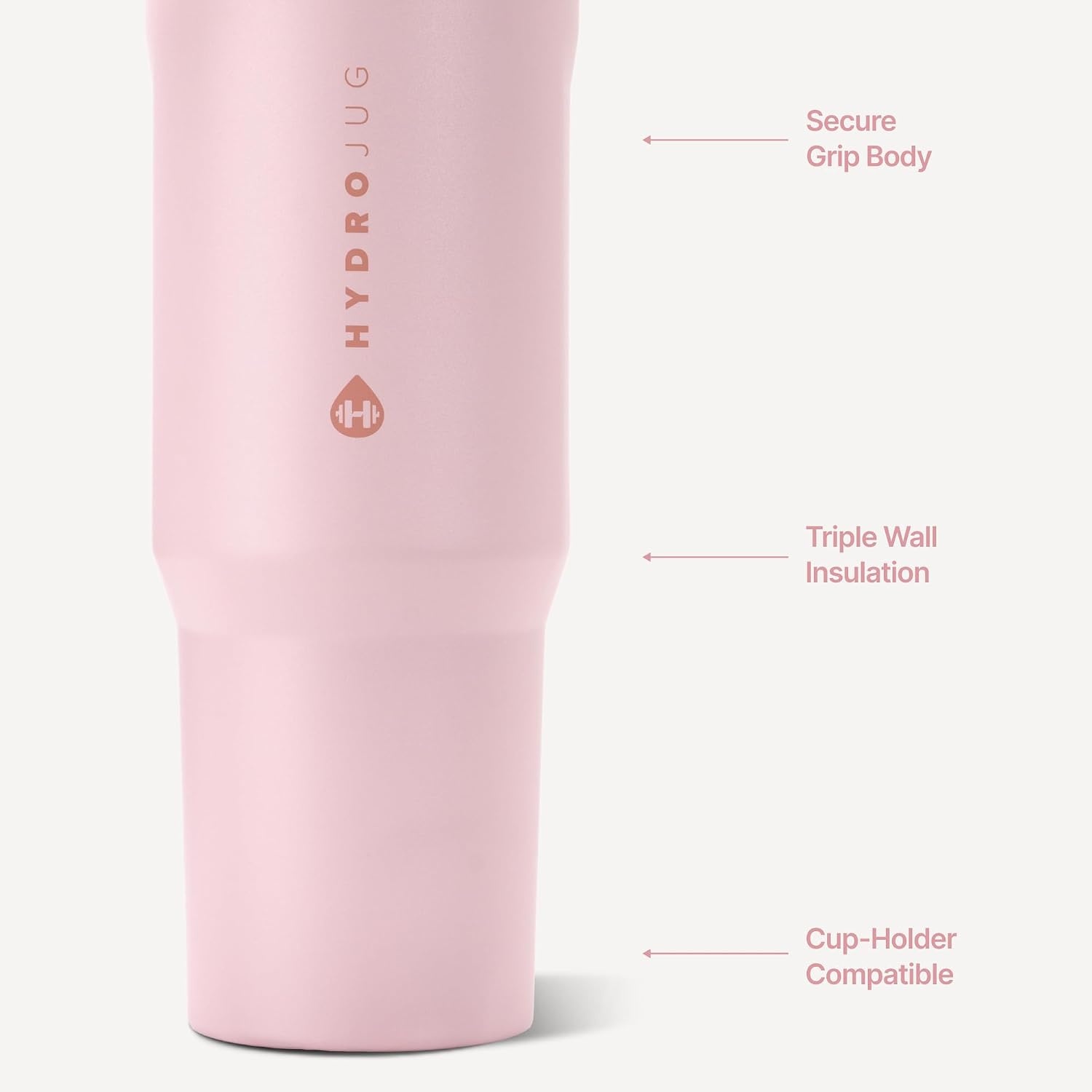 image:imageHydroJug Sport 20 oz Insulated Stainless Steel Water Bottle LadybugPink Sand