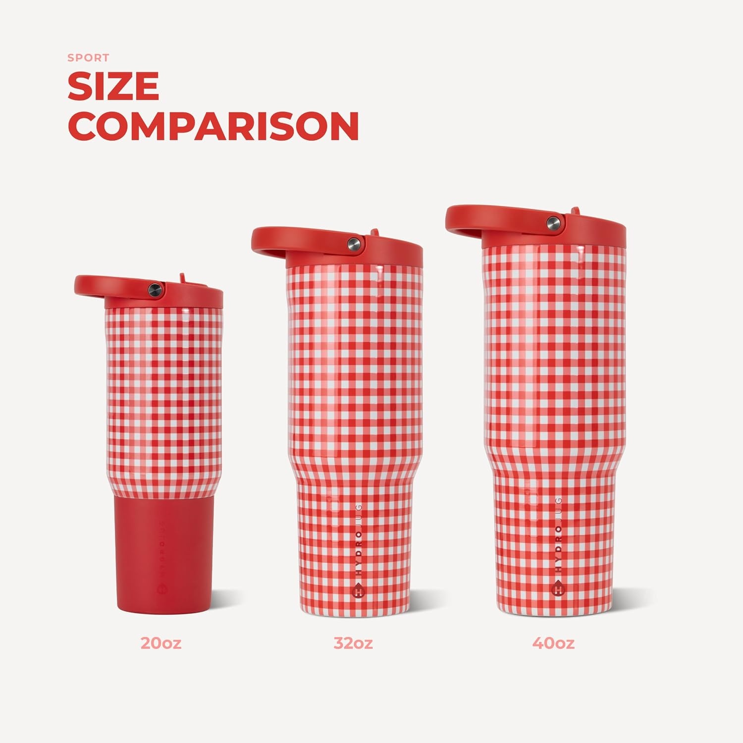 image:imageHydroJug Sport 20 oz Insulated Stainless Steel Water Bottle LadybugSummer Picnic