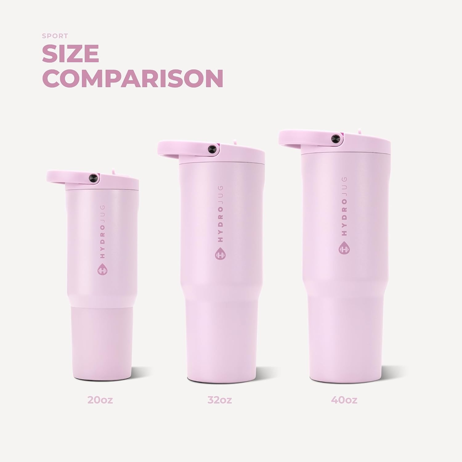 image:imageHydroJug Sport 20 oz Insulated Stainless Steel Water Bottle LadybugSweet Pea