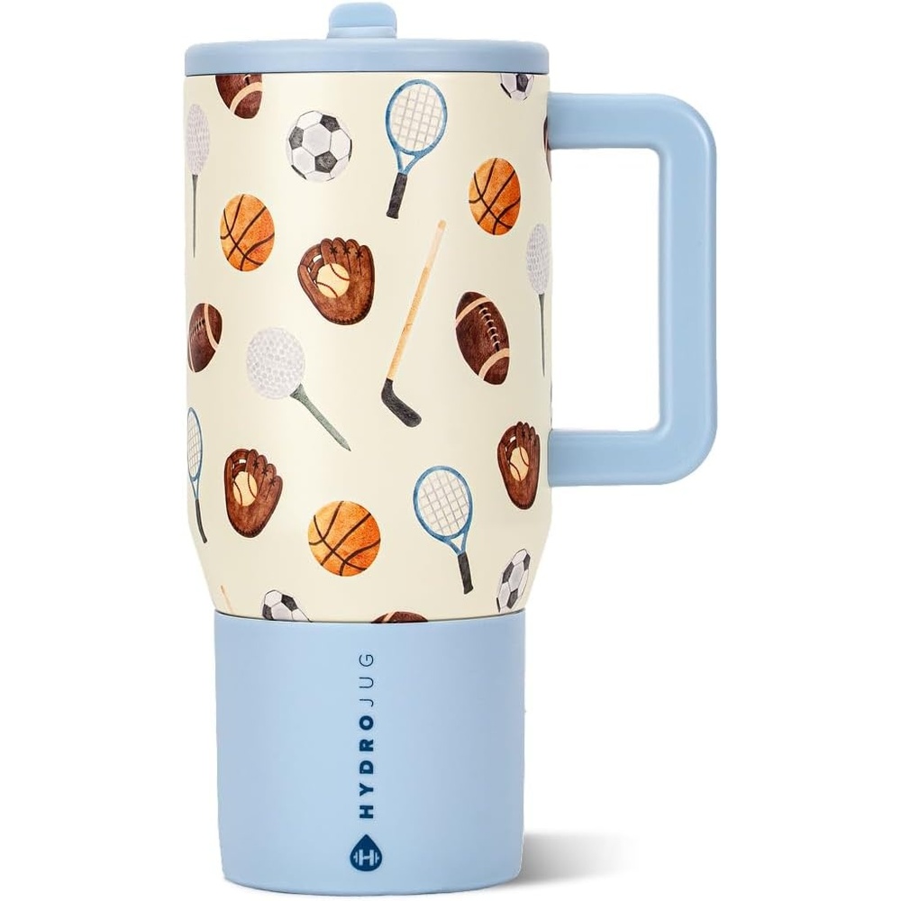 image:imageHydroJug Traveler 20oz Kids Insulated Tumbler with Handle LadybugSports