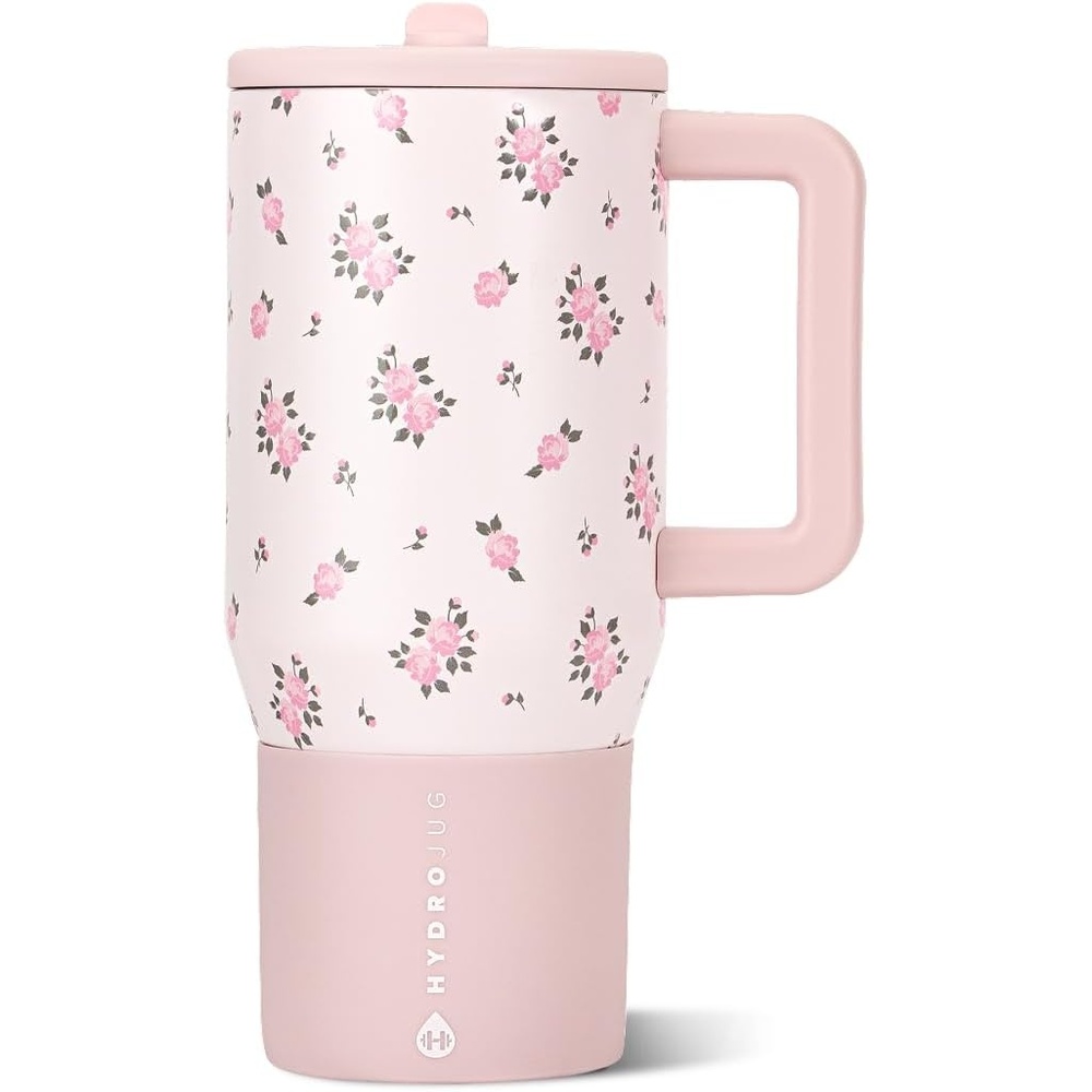 image:imageHydroJug Traveler 20oz Kids Insulated Tumbler with Handle LadybugWildrose