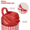 HydroJug Ease2o 14oz Kids Water Bottle with Straw & Chug Lid, Ladybyg(Summer Picnic)