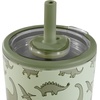 HydroJug Everyday Tumbler 14 oz, Ceramic-Lined Straw Cup, Football(Dinosaur)