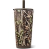 HydroJug Everyday Tumbler 14 oz, Ceramic-Lined Straw Cup, Football(Woodland)