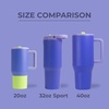 HydroJug Sport 20 oz Insulated Stainless Steel Water Bottle, Ladybug(Lime Rickey)