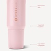 HydroJug Sport 20 oz Insulated Stainless Steel Water Bottle, Ladybug(Pink Sand)