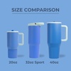 HydroJug Sport 20 oz Insulated Stainless Steel Water Bottle, Ladybug(Riptide)