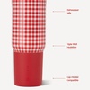 HydroJug Sport 20 oz Insulated Stainless Steel Water Bottle, Ladybug(Summer Picnic)