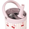 HydroJug Sport 20 oz Insulated Stainless Steel Water Bottle, Ladybug(Sweet Cherry)