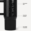 HydroJug Traveler 20oz Kids Insulated Tumbler with Handle, Ladybug(Black Leopard)