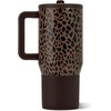 HydroJug Traveler 20oz Kids Insulated Tumbler with Handle, Ladybug(Brown Leopard)