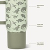 HydroJug Traveler 20oz Kids Insulated Tumbler with Handle, Ladybug(Dinosaur)