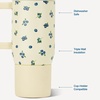 HydroJug Traveler 20oz Kids Insulated Tumbler with Handle, Ladybug(Freshly Pick’d)