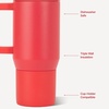 HydroJug Traveler 20oz Kids Insulated Tumbler with Handle, Ladybug(Fruit Punch)