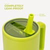 HydroJug Traveler 20oz Kids Insulated Tumbler with Handle, Ladybug(Lemon Lime)