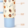 HydroJug Traveler 20oz Kids Insulated Tumbler with Handle, Ladybug(Sports)
