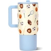 HydroJug Traveler 20oz Kids Insulated Tumbler with Handle, Ladybug(Sports)