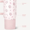 HydroJug Traveler 20oz Kids Insulated Tumbler with Handle, Ladybug(Wildrose)