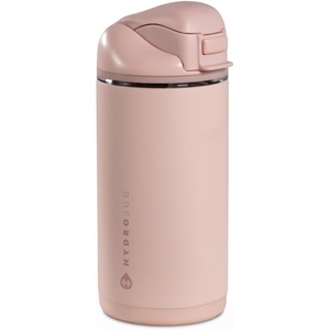 HydroJug Ease2o 14oz Kids Water Bottle with Straw & Chug Lid, Ladybyg(Dusty Rose)
