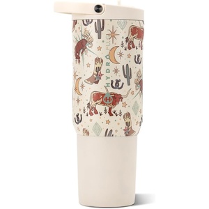 HydroJug Sport 20 oz Insulated Stainless Steel Water Bottle, Ladybug(Rodeo)
