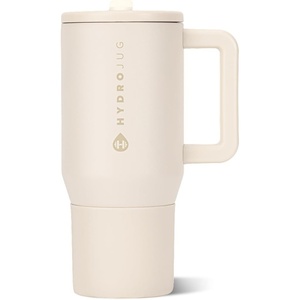 HydroJug Traveler 20oz Kids Insulated Tumbler with Handle, Ladybug(Cream)