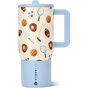 HydroJug Traveler 20oz Kids Insulated Tumbler with Handle, Ladybug(Sports)